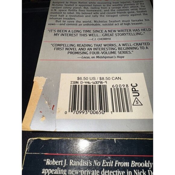 Lot of 6 Pulp Fiction Mystery Science 1980s Fiction Paperback books - Picture 3 of 11